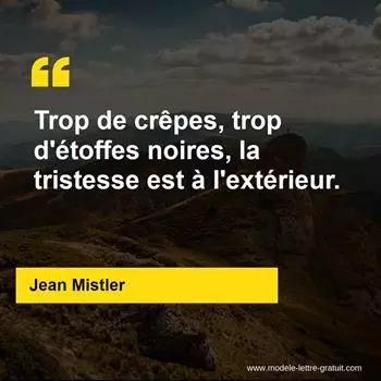 Citation Jean Mistler
