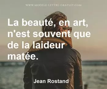 Citation de Jean Rostand