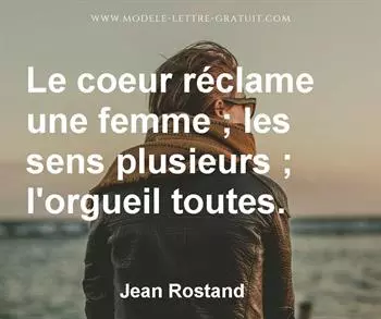 Citation de Jean Rostand