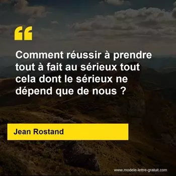 Citation Jean Rostand