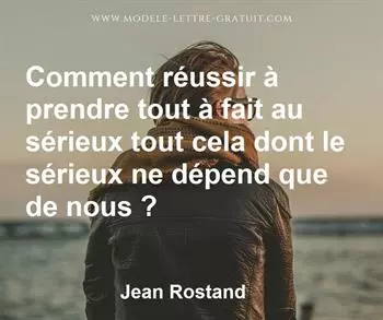 Citation de Jean Rostand