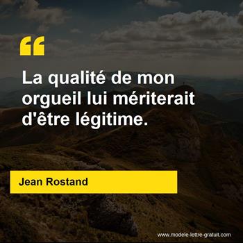 Citation de Jean Rostand