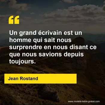 Citation Jean Rostand