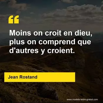 Citation Jean Rostand