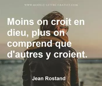 Citation de Jean Rostand
