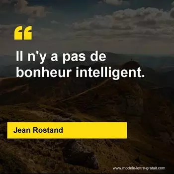 Citation Jean Rostand