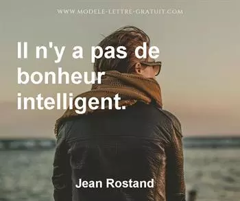Citation de Jean Rostand