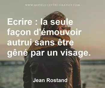 Citation de Jean Rostand