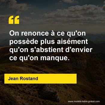 Citation de Jean Rostand