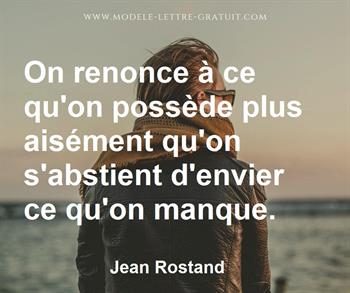 Citation de Jean Rostand