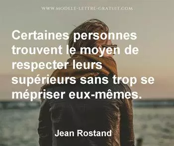 Citation de Jean Rostand