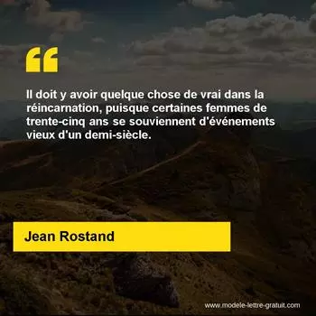 Citation Jean Rostand