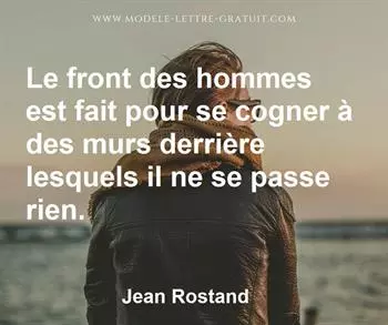 Citation de Jean Rostand