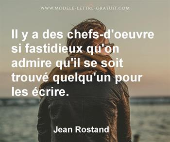 Citation de Jean Rostand