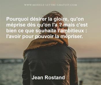 Citation de Jean Rostand