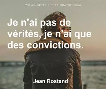 Citation de Jean Rostand