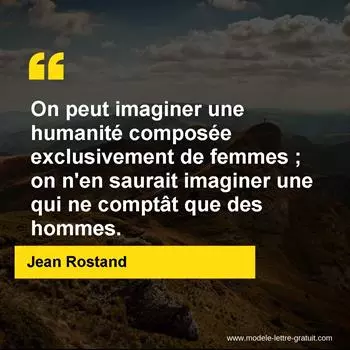 Citation Jean Rostand