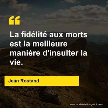 Citation Jean Rostand