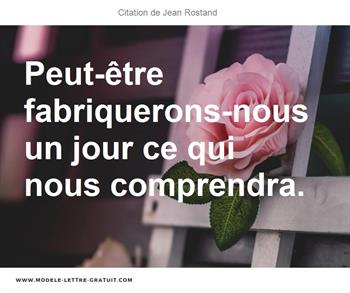 Citations Jean Rostand