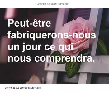Citations Jean Rostand
