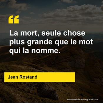 Citation de Jean Rostand