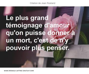 Citations Jean Rostand