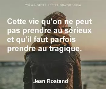 Citation de Jean Rostand