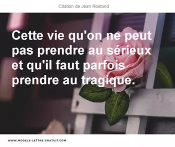 Citations Jean Rostand