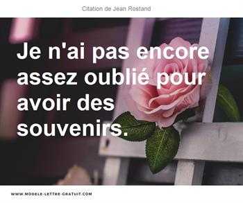 Citations Jean Rostand