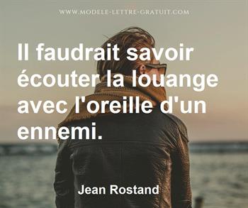 Citation de Jean Rostand