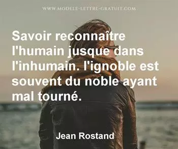 Citation de Jean Rostand