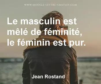 Citation de Jean Rostand