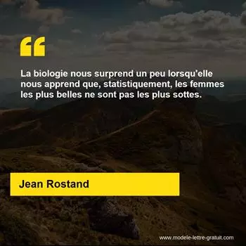 Citation Jean Rostand