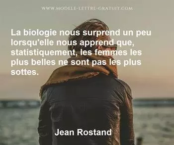 Citation de Jean Rostand