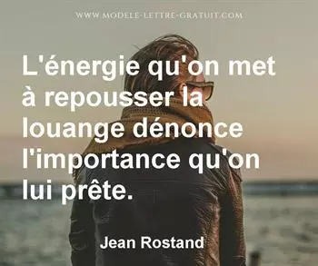 Citation de Jean Rostand