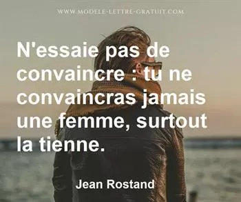 Citation de Jean Rostand
