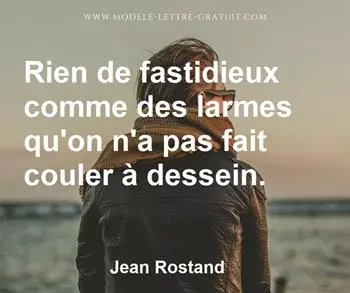 Citation de Jean Rostand