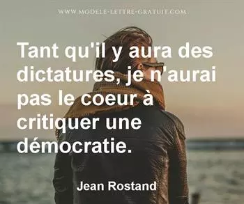 Citation de Jean Rostand