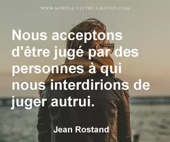 Citation de Jean Rostand