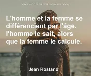Citation de Jean Rostand
