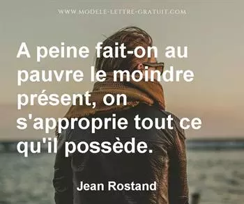 Citation de Jean Rostand