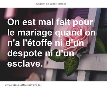 Citations Jean Rostand