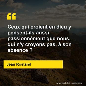 Citation de Jean Rostand