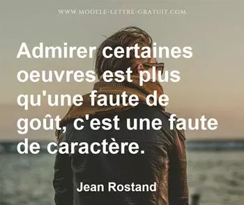 Citation de Jean Rostand