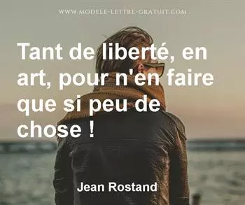 Citation de Jean Rostand