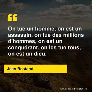 Citation Jean Rostand