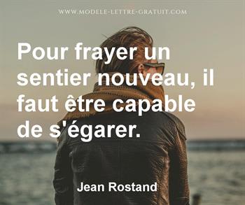 Citation de Jean Rostand