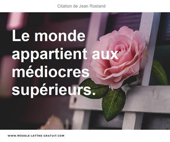 Citations Jean Rostand