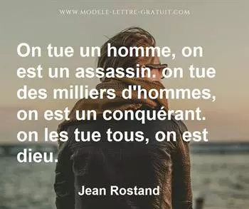 Citation de Jean Rostand