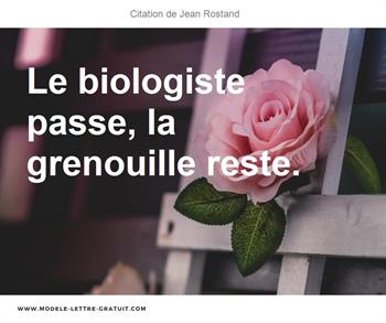 Citations Jean Rostand